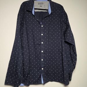 Geoffrey Beene Men's Navy Shirt
